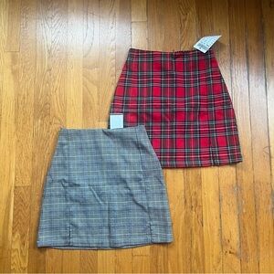 Brandy Melville two mini skirts NWT